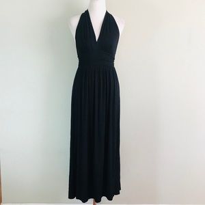 Black cross back  maxi dress